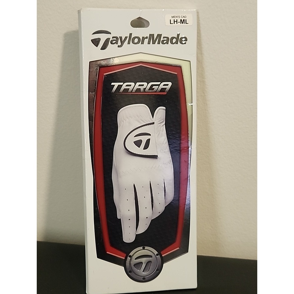 TaylorMade‎ TARGA White CABRETTA LEATHER Golf Glove-LH-ML Left Hand Medium Large